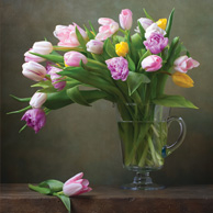 Blumenstrauß aus Tulpen