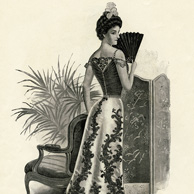 Illustration - Abendkleid