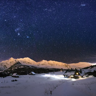 Dolina Gąsienicowa bei Nacht