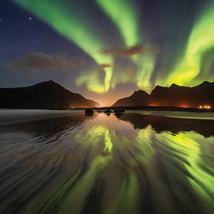 Nordlicht auf den Lofoten
