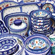 Traditionelle polnische Keramiken aus Boleslawiec