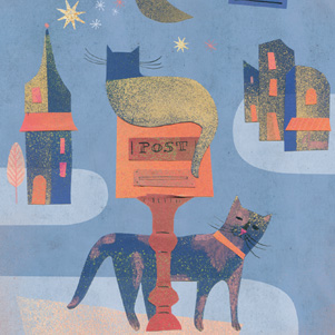 Katzen und Briefkasten - Marianna Sztyma