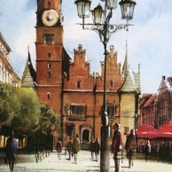 Rathaus - Westwand