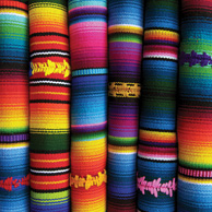 Bunte Stoffe