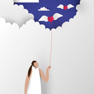 Die Herzen in den Wolken