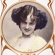 Jugendstil-Porträt