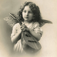 Putto mit Mandoline