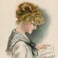 Lesendes Mädchen