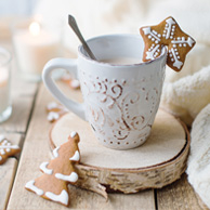 Weihnachtsschokolade mit Lebkuchen