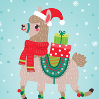 Weihnachtslama