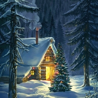 Winter-Hütte