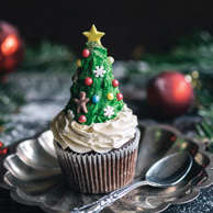 Weihnachtsbaum-Napfkuchen