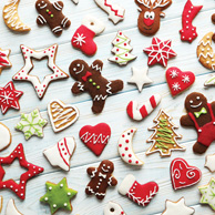 Bunte Lebkuchen