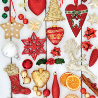 Weihnachtsschmuck-Set